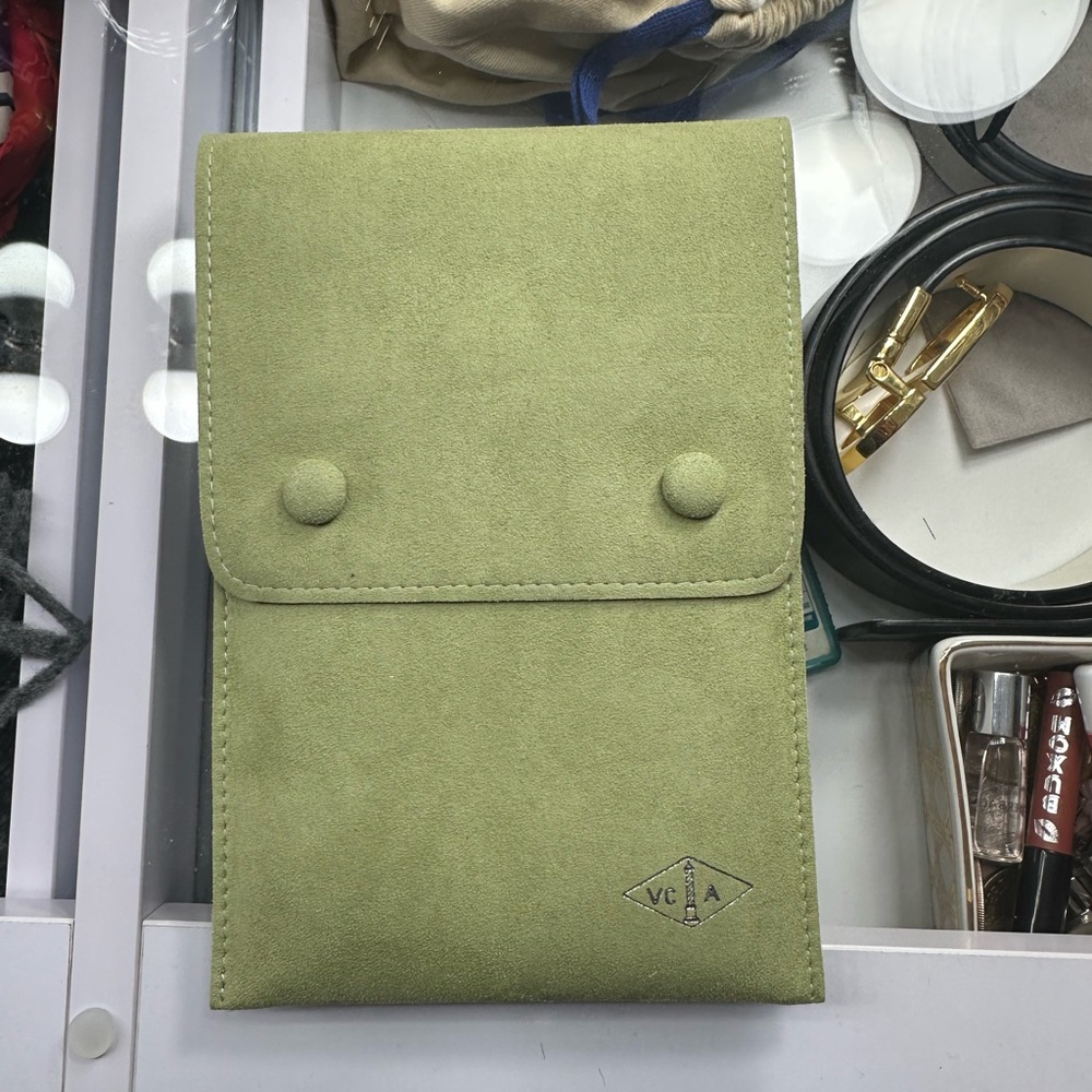 Van Cleef & Arpels Light Green Wallet